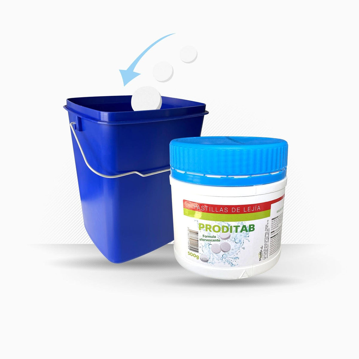 Pastiglie disinfettanti effervescenti al cloro per la pulizia e la disinfezione di superfici e distributori automatici