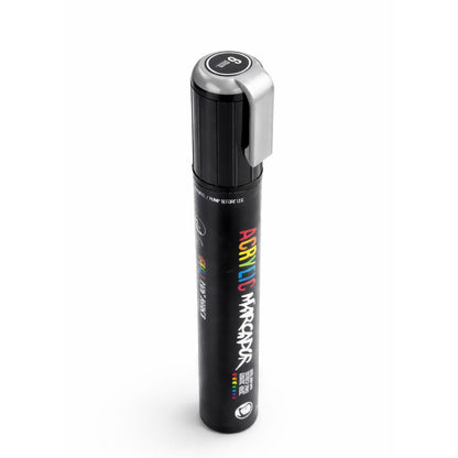 Pennarello acrilico argento RAL 9006 per distributori automatici