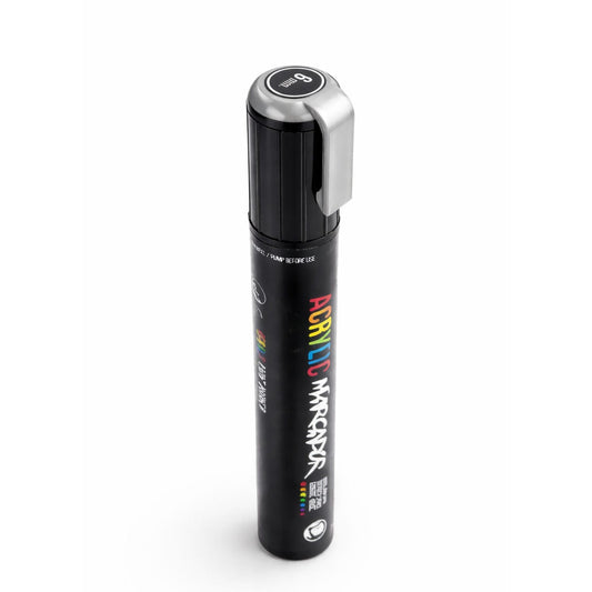 Pennarello acrilico argento RAL 9006 per distributori automatici